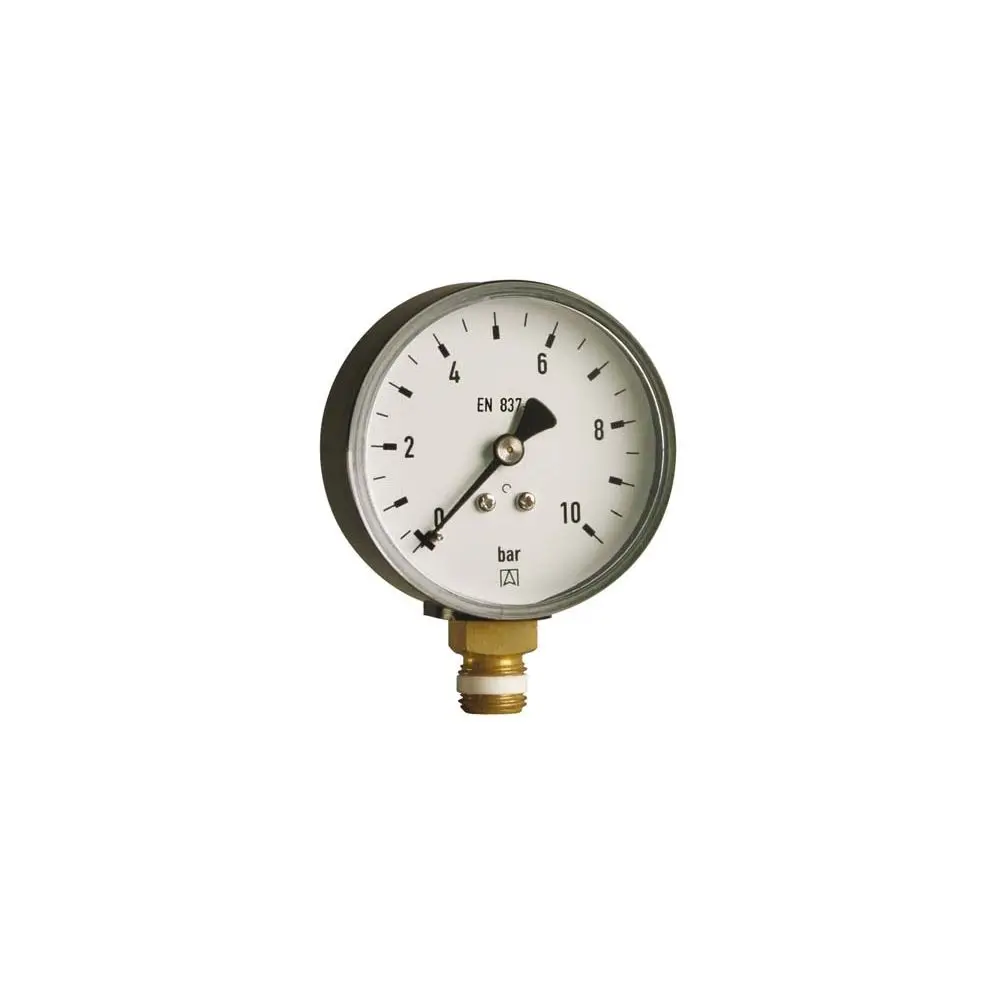 Afriso Rohrfedermanometer RF 80 radial, 10 bar, Gehäuse-d 80 mm-63564
