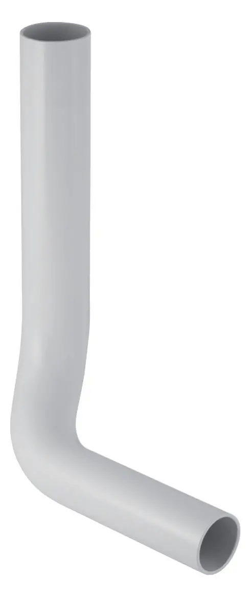 Geberit Spülbogen 90Gr, 28 x 21 cm, links gekröpft: d=50mm, A=6cm, weiß-alpin 118.122.11.1-118122111