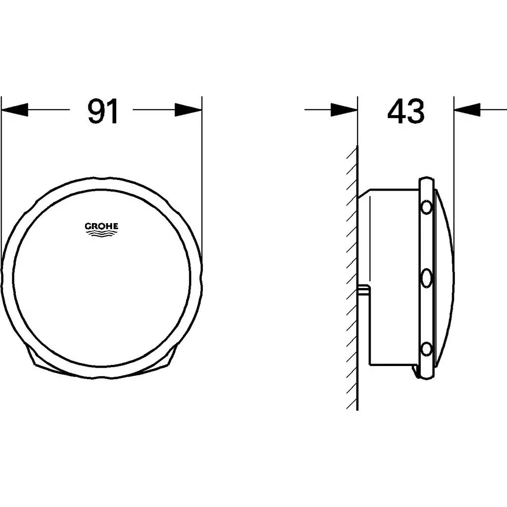 GROHE Fertigmontageset Talentofill, Wannenfüll-/Ab und Überlaufgarnitur, chrom-19952000