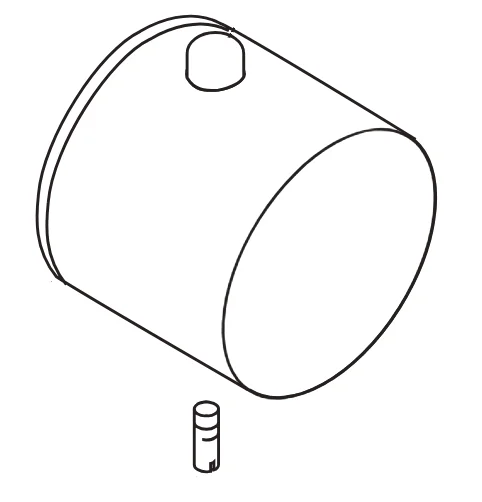 hansgrohe Griff Axor Steel Thermostat-35391800