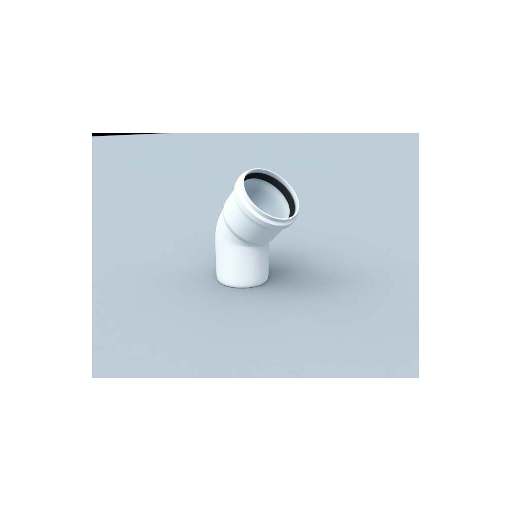 Bogen Polyline EW starr 45°, DN 80-40BG45-80
