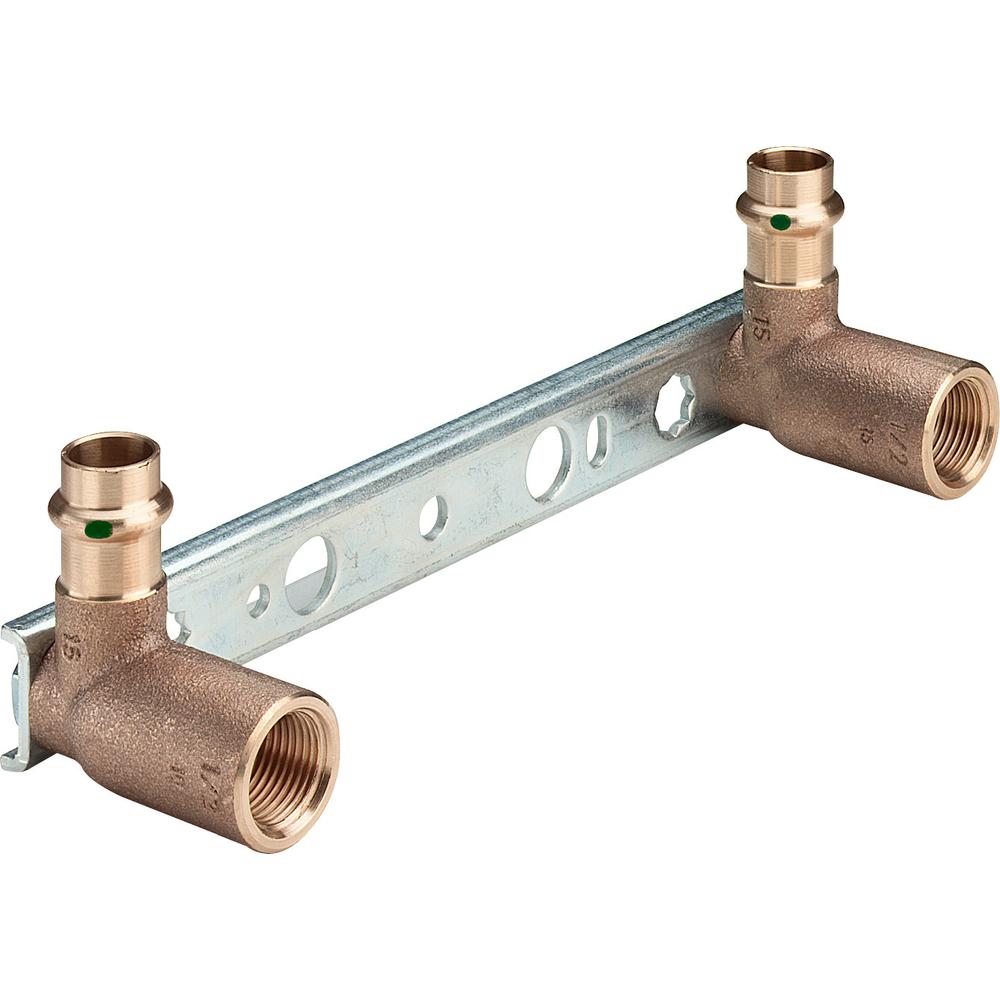 Viega Sanpress 2221 Montageeinheit 15 x 1/2 IG x 45 x 150/200 ,Siliziumbronze 124502-124502