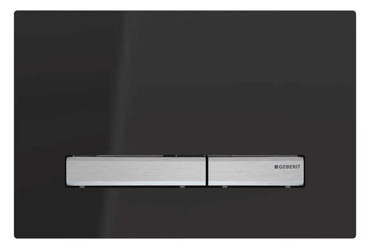 Geberit Betätigungsplatte Sigma50 schwarz/verchromt 115.788.DW.2-115788DW2