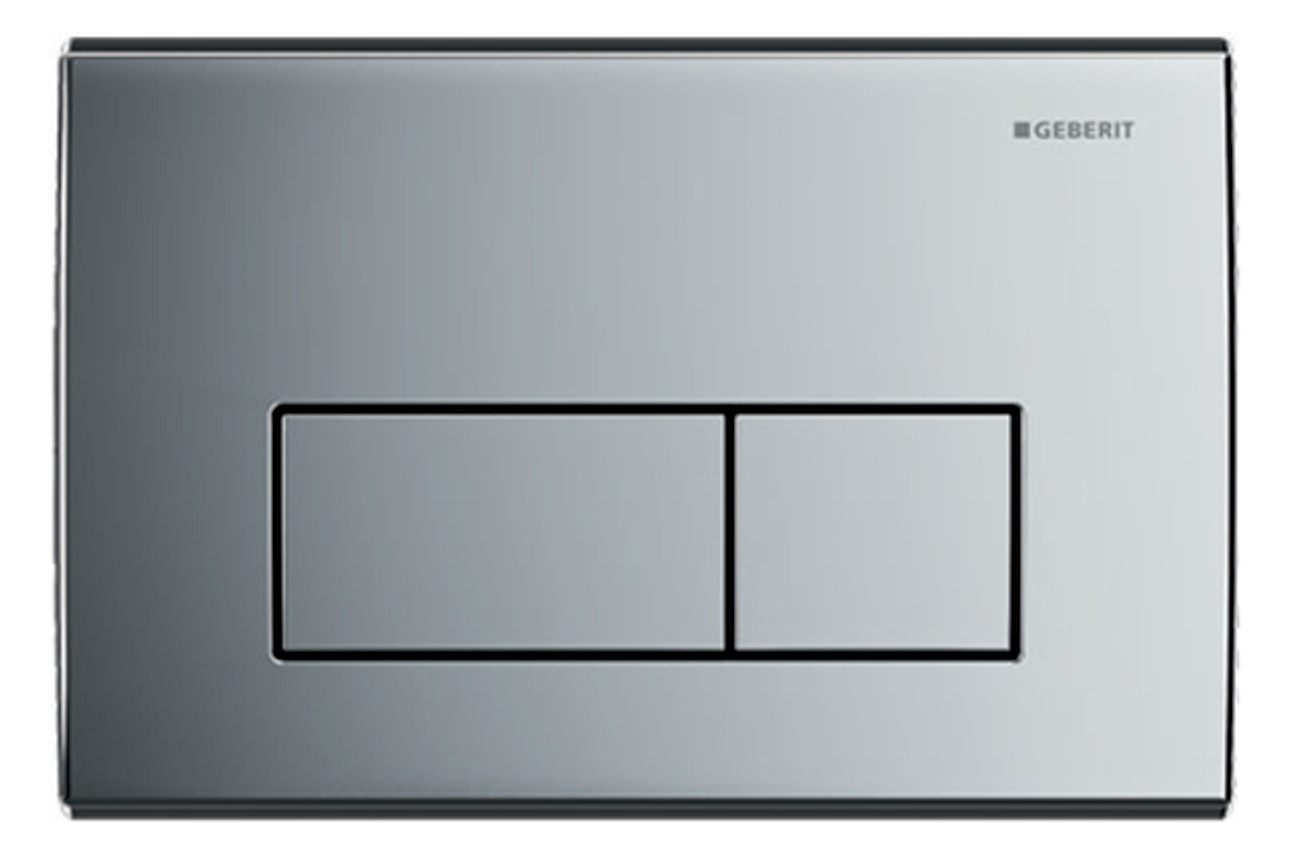 Geberit Betätigungsplatte Kappa50: hochglanz-verchromt 115.260.21.1-115260211