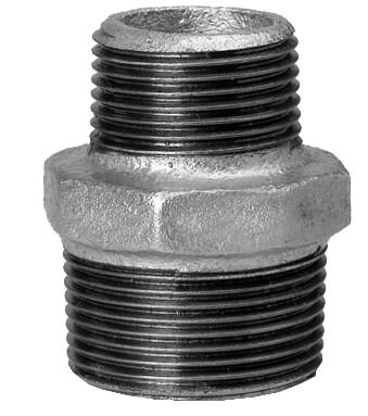 Doppelnippel, verzinkt, reduziert, Nr.245 m. Aussengewinde, 1 1/4 x 1-13245021