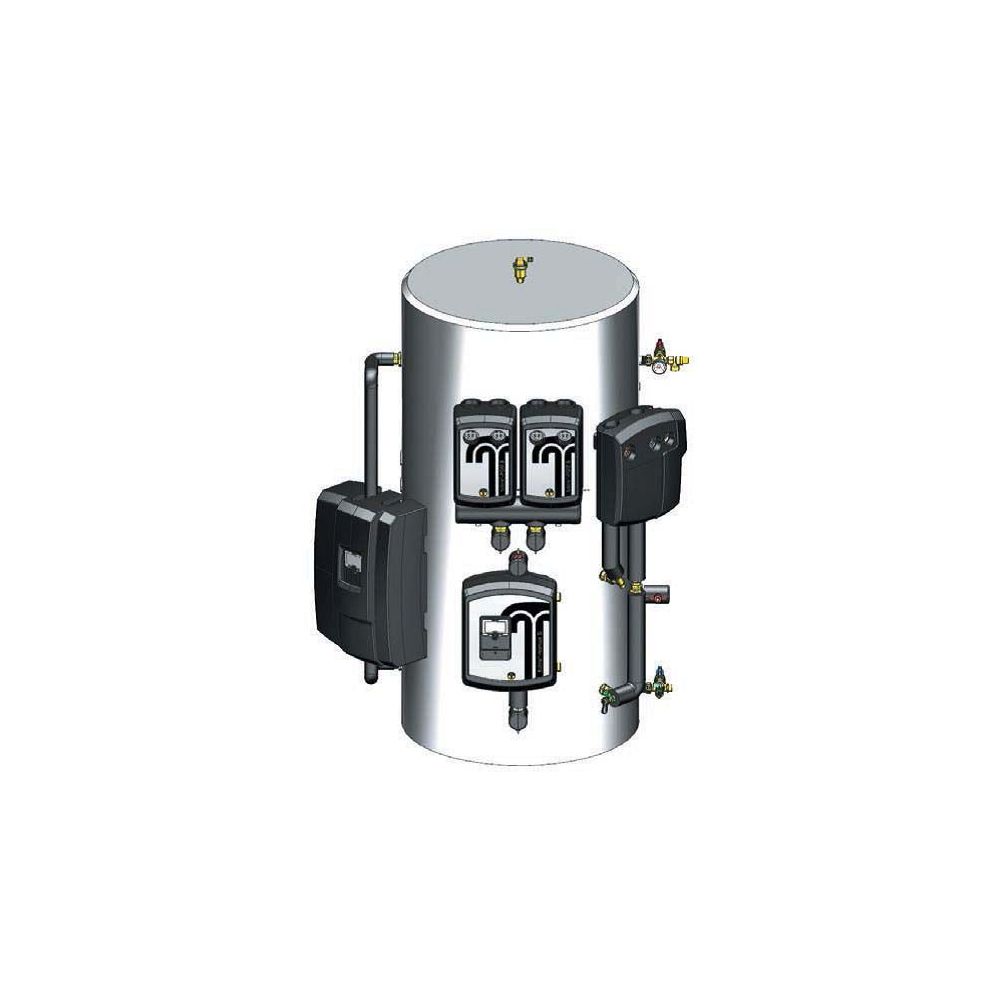 Tuxhorn Rve Tuxhorn Systemspeicher tubra PFWR 800, 718 l, mit Solarregister, 100mm ...