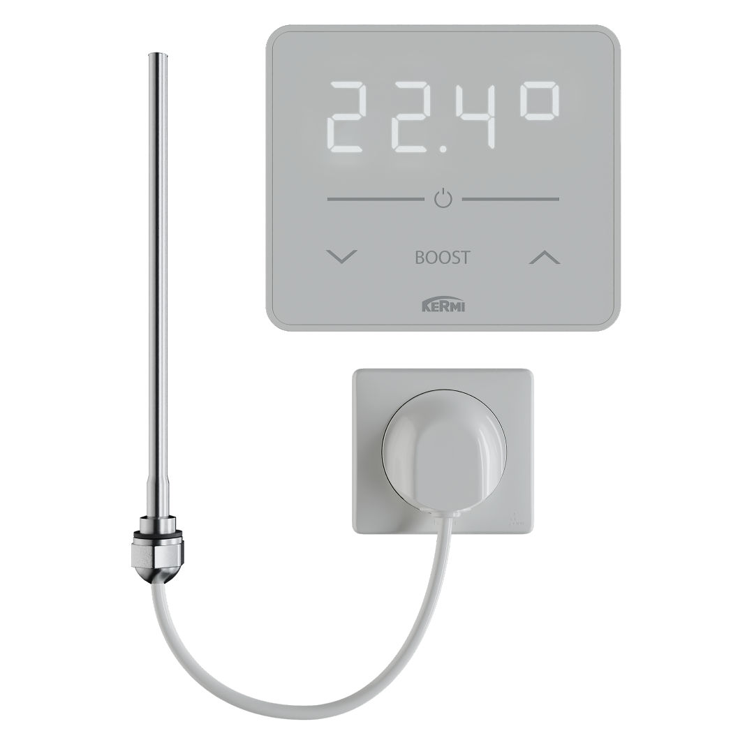 Kermi Elektro-Set WWS 400 Watt / AC 230 V, weiß-KIZE04360002