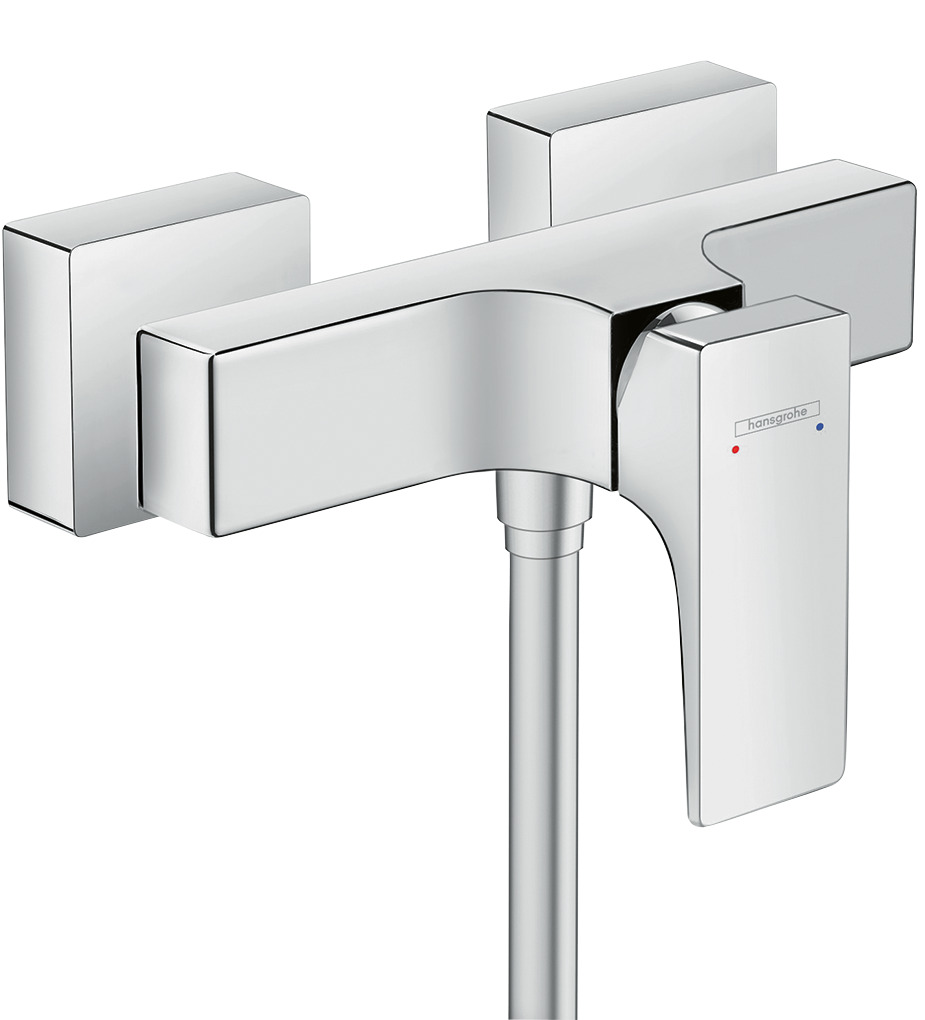 hansgrohe Brause-Einhebelmischer Metropol Aufputz, chrom