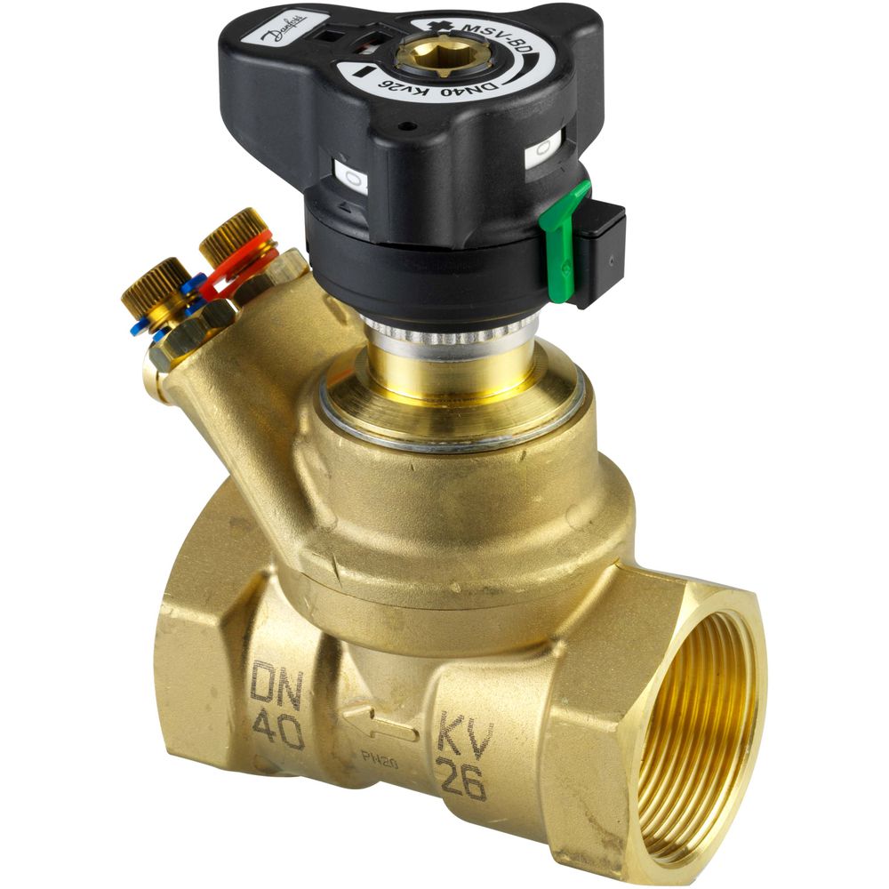 Danfoss Strangregulier-/Messventil LENO MSV-BD DN 40, Rp 1 1/2"-003Z4005