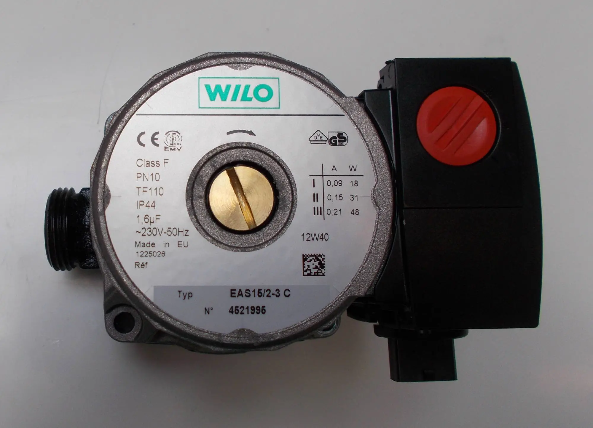 ETA Pumpe WILO EAS 15/2-3-CRF-130-3 für SLM / Pufferseite-60451-01-E