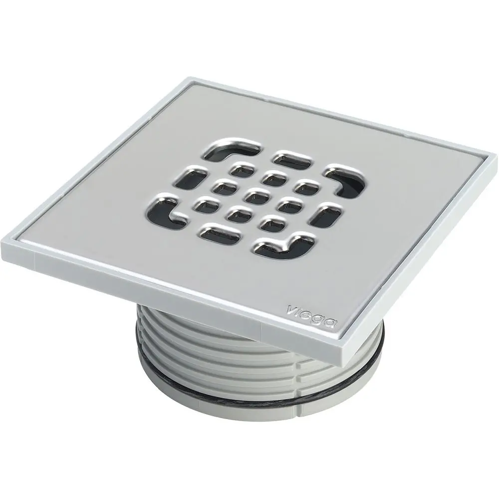 Viega Aufsatz 4934.4 in 150x150mm Kunststoff grau-555221