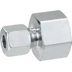 GOK Gerade-Aufschraubverschraubung GAI 8 mm x 3/8 IG, m Schneidring, Baureihe L-776700