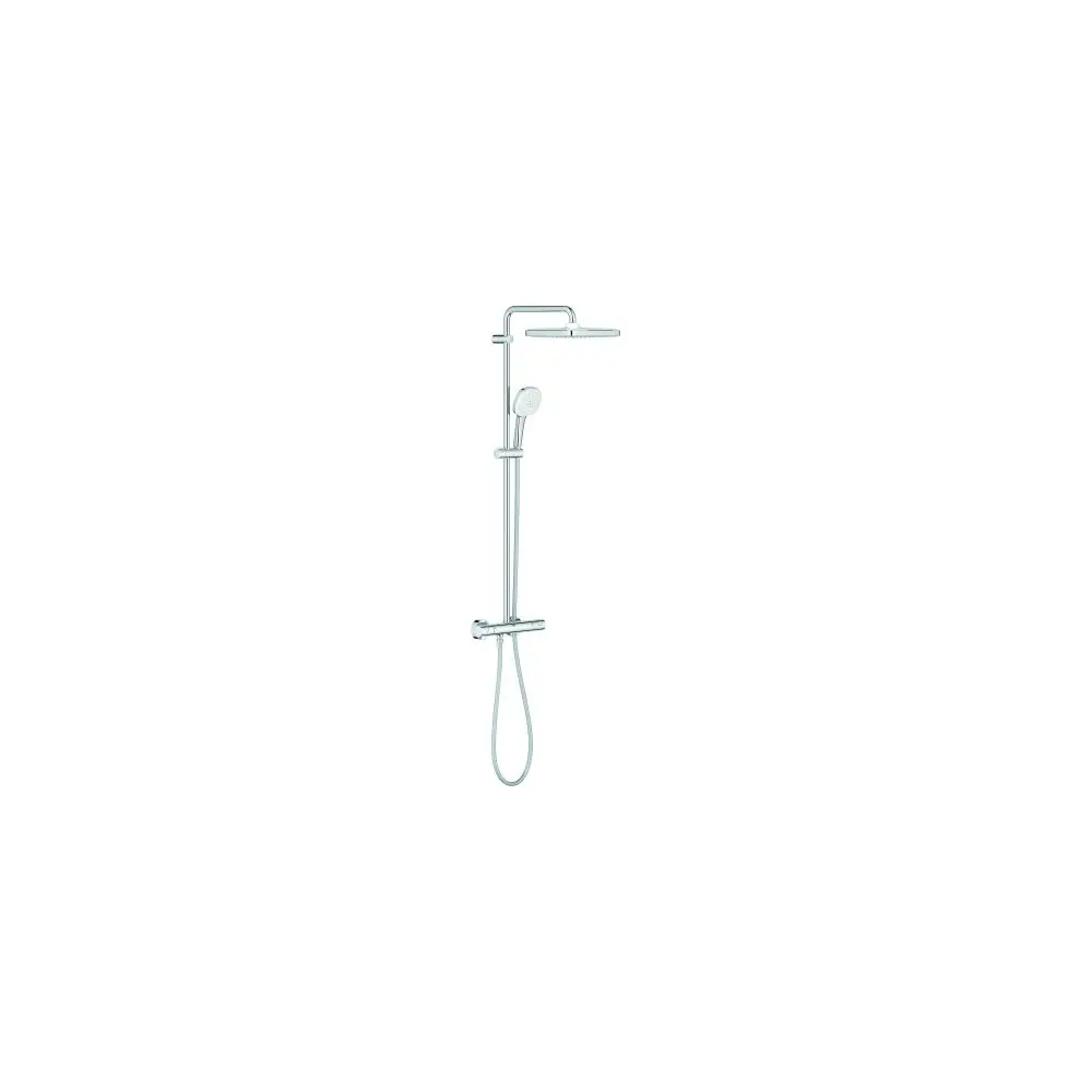 GROHE Duschsystem Tempesta 250 Cube AP-Thermostat, Wandmontage, chrom-26689001