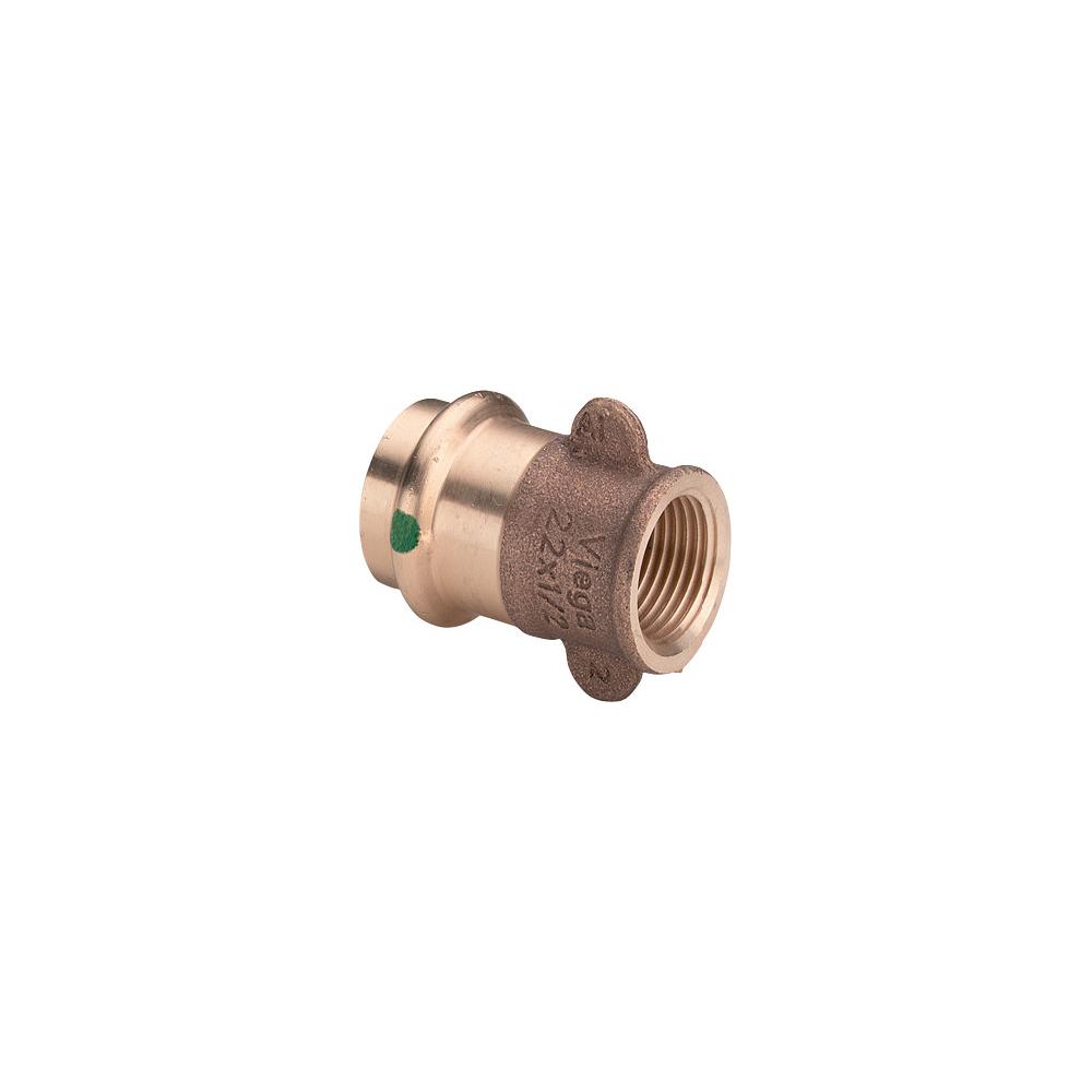 Viega Sanpress 2212.3 Übergangsstück 15 x 1/2 IG ,Siliziumbronze 287016-287016
