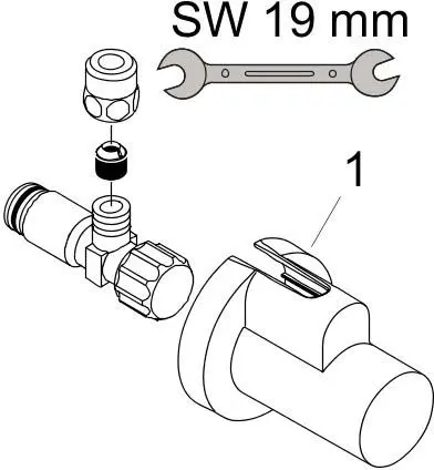 Hansgrohe Eckventil-13954000