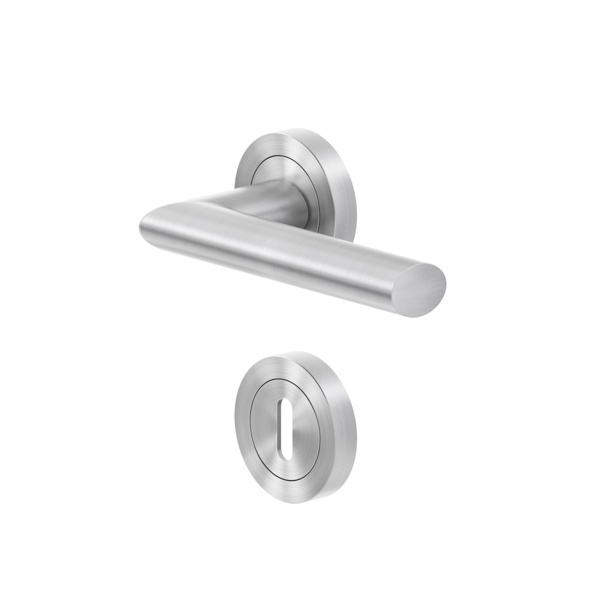 Türdriegel, Griff, Torgriff, Rundstab, Keyhole-Set,