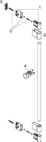 hansgrohe Brausestange Unica Varia-27356000