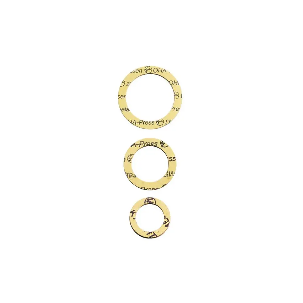 HAAS Verschraubungsdichtung OHA-Press 75 x 97 x 1,8 mm, 2 1/2", gelb -08839