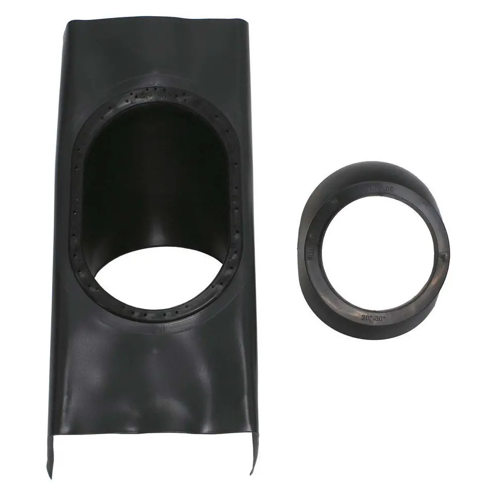 Vaillant Schrägdach-Universalpfanne 25°-50°, flexible Bleischürze, schwarz-20064750