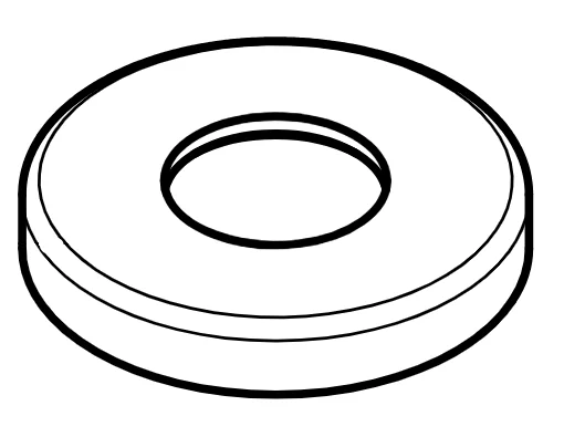 hansgrohe Rosette Absperrventil chrom-31098000