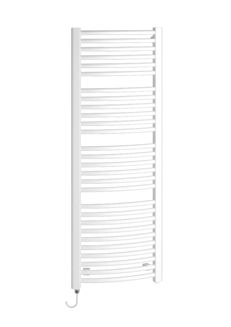 Kermi Bad-Heizkörper Basic-50 R-E gebogen 804x599mm, weiß R 9016, ESet WWS links-ERE1008600101XK