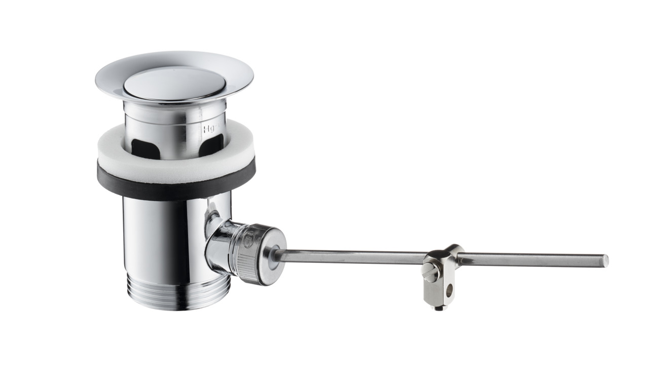 hansgrohe Ablaufgarnitur edelst.-optik, G1 1/4", f. WT/Bidet-94139800