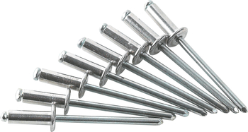 Triuso Aluminium-Blindnieten Gesipa Niethülse: Aluminium, Nietdorn: Stahl verzinkt-6304230