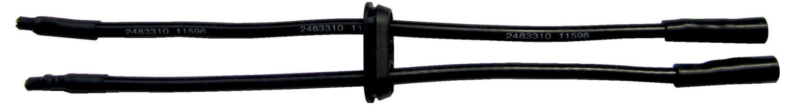Wolf Zündkabel Öl-Luft-Verbund (2 Stück inkl. Durchführung) für COB-20/29-248331099