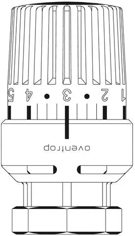 Oventrop Thermostat Uni LV 7-28 GradC, mit Nullstellung, Klemmverbindung, weiß-1616001 Oventrop Thermostat Uni LV 7-28 GradC, mit Nullstellung, Klemmverbindung, weiß-1616001