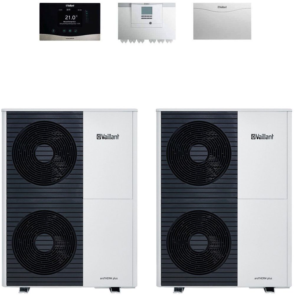 Vaillant Wärmepumpenpaket 4.3501 aroTHERM plus VWL 105/6 A S2 Kaskade-8000017346