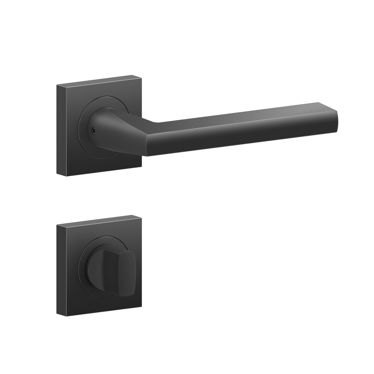 Türgriff, Türdrücker, Schwarz, Metall, Wandmontage,