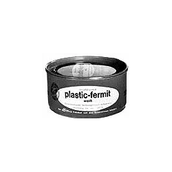 PLASTIK FERMIT, Dose a 250 g weiss, dauerelastische Dichtungsmasse-301-5211