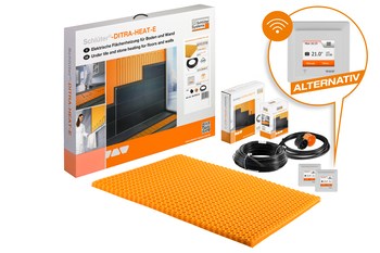 Schlüter-Systems Schl.DITRA DHS1 Set 5,4m² Reglerset u. Heizkabel für 3,8m²-DHS1