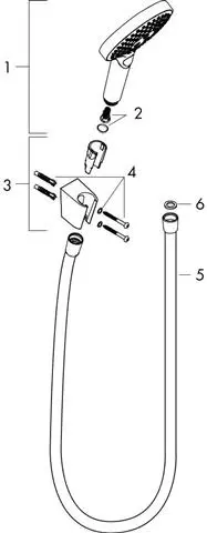 Hansgrohe Brause-Set Raindance Select S 120-26721000