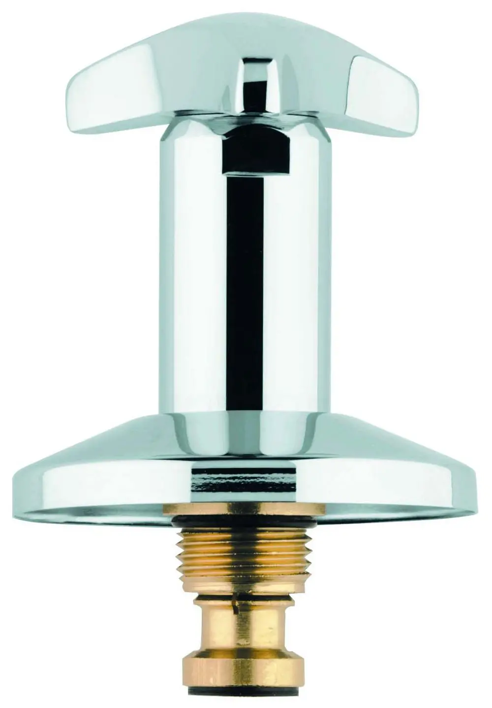 GROHE Oberteil m. Trecorngr. 1/2 warm f. Wandeinbauventile, verchromt-11502000 GROHE Oberteil m. Trecorngr. 1/2 warm f. Wandeinbauventile, verchromt-11502000