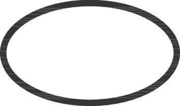 ring, oval, gürtel, schwarz, gemustert,
