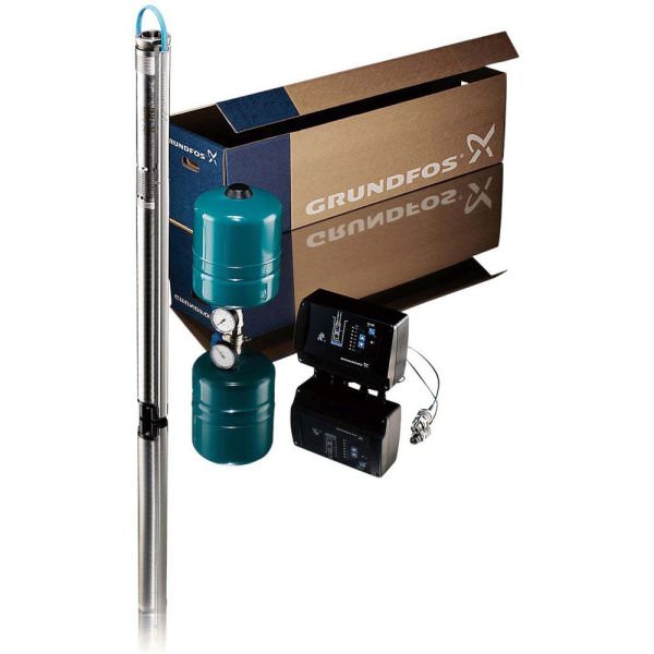Grundfos Konstantdruck-Wasserversorg.- Paket Typ SQE 3-65, mit UW-Pumpe u. Zbh.