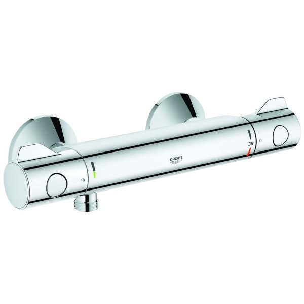 GROHE Brause-Thermostat Grohtherm 800 1/2&quot;, Wandmontage, chrom