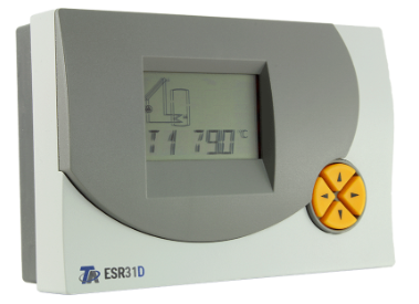 TA Solarregelung mit grafischem Display, Typ ESR31- R (kompl.)