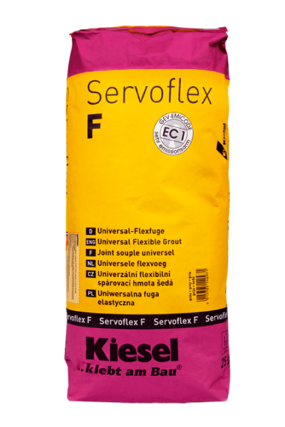 Kiesel Servoflex F Universalfuge grau, a 20 kg Sack, flexibel