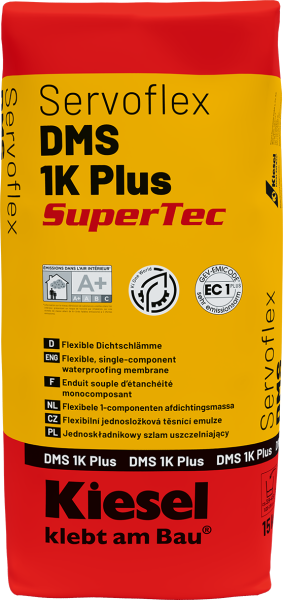 Kiesel - Servoflex DMS 1K Plus Supertec grau, 15 kg, flexibel