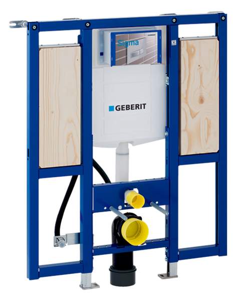 Geberit Duofix Element für Wand-WC, 112 cm, mit Sigma UP-Spülkasten 12 cm, barrierefrei, für Stütz-