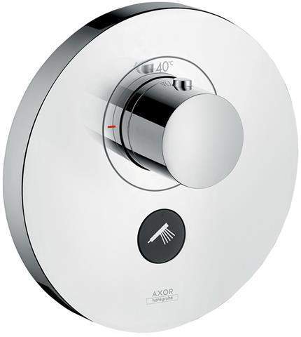 hansgrohe Fertigmontageset ShowerSelect Round UP-Thermostat Highflow, 1 Verbraucher, zusätzlicher Ab