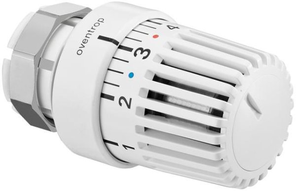 Oventrop Thermostat Uni LV 7-28 GradC, mit Nullstellung, Klemmverbindung, weiß