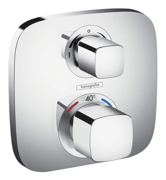 Hansgrohe Thermostat Unterputz Ecostat E, für 2 Verbraucher, chrom