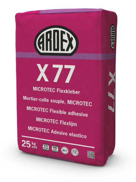 Ardex X77 Microtec-Flexkleber, C2 a 25 kg Sack