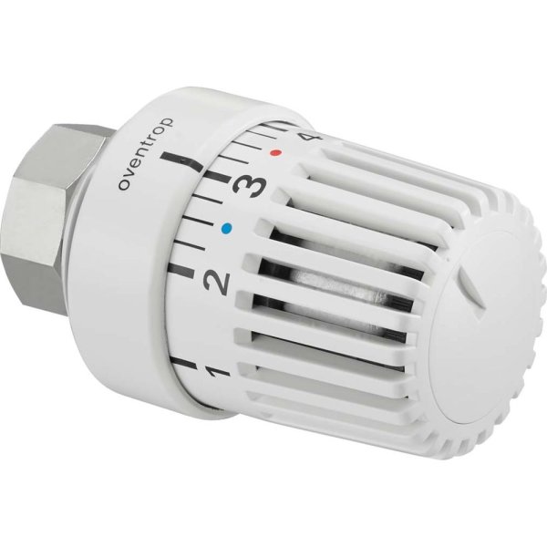 Oventrop Thermostat Uni L 7-28 °C, mit Nullstellung, mit Flüssig-Fühler, weiß