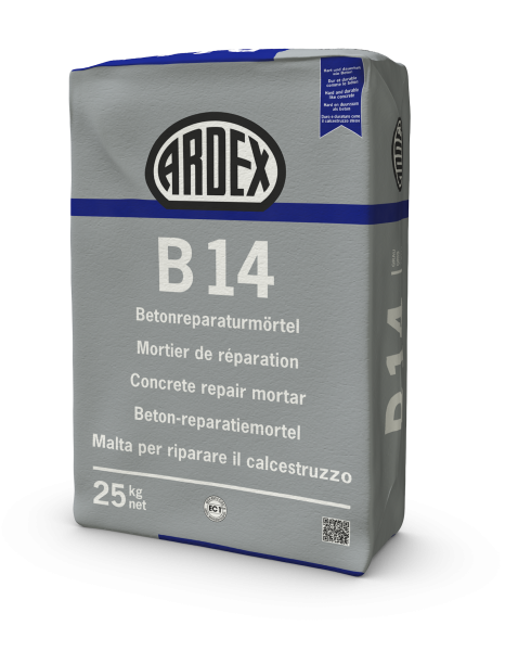 Ardex B14 Beton-Reparaturmörtel grau, a 25 kg Sack