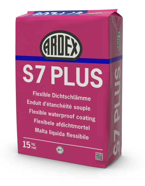 Ardex S 7 Plus flexible Abdichtung, grau, a 15 kg Sack