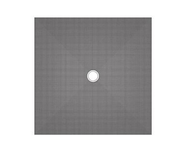Wedi Fundo Primo Quadrat Ablauf mittig 150x150x4 cm, # 07-37-35/175